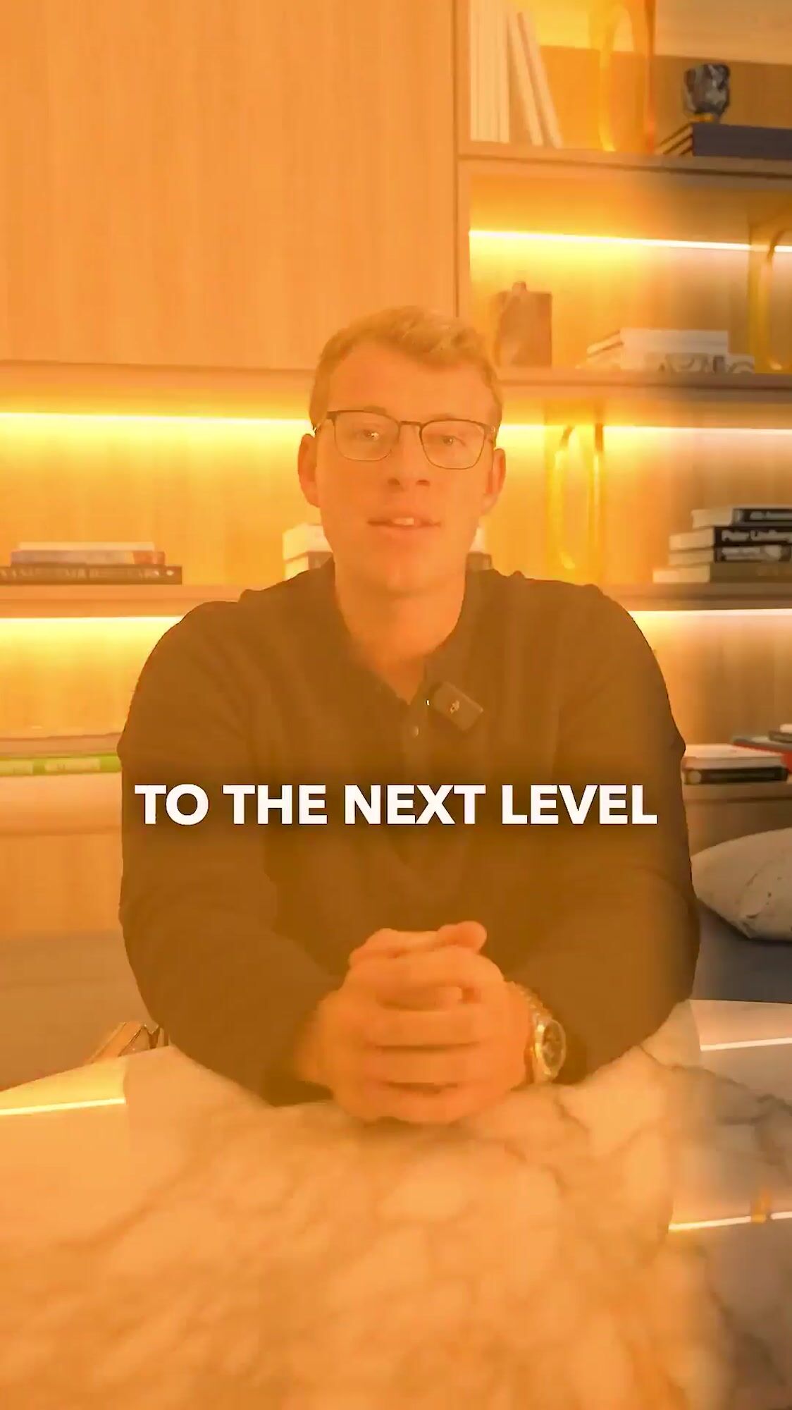 VV Sourcing founder in a social ad