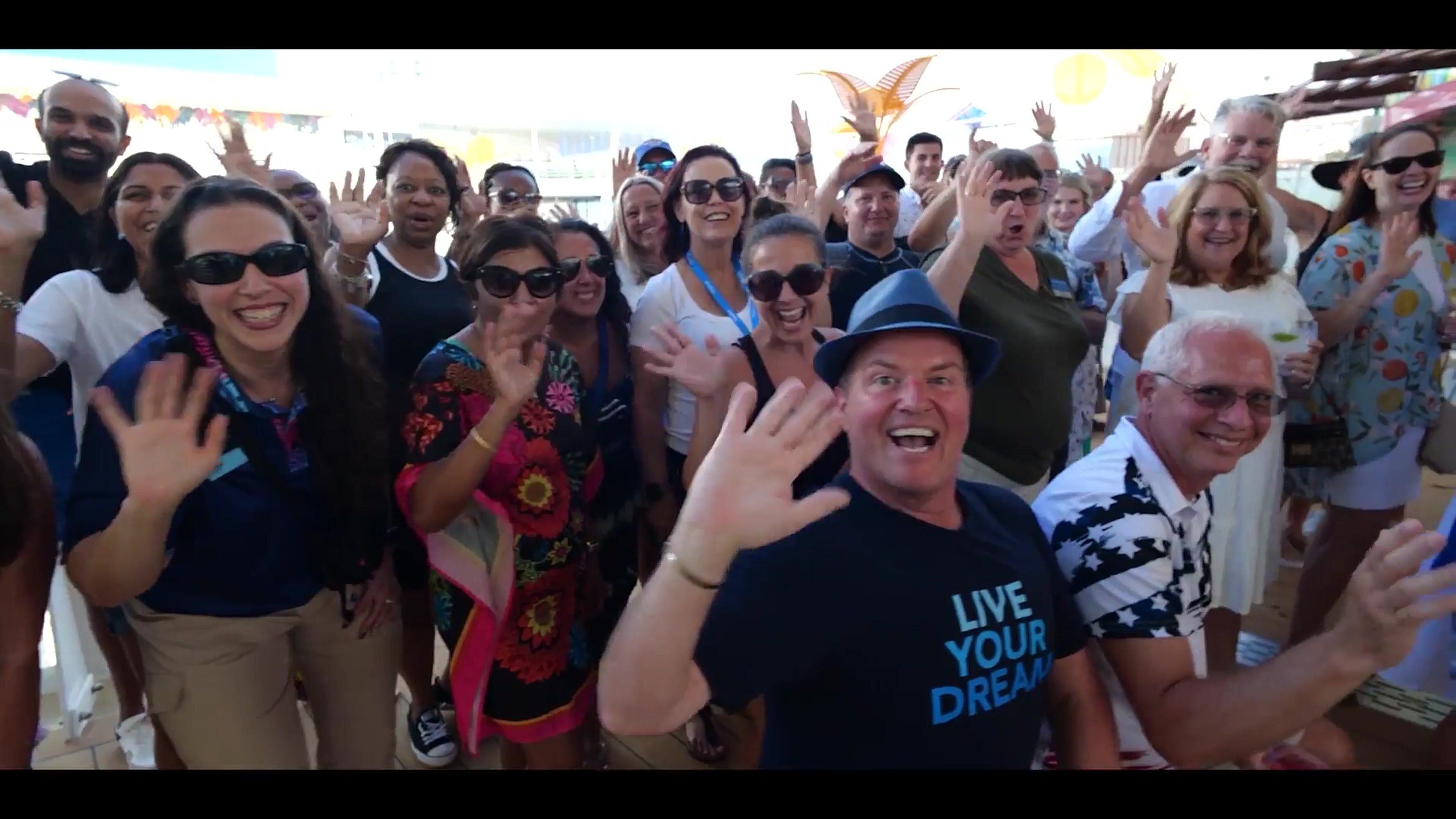 Dream Vacations franchise owners celebrating