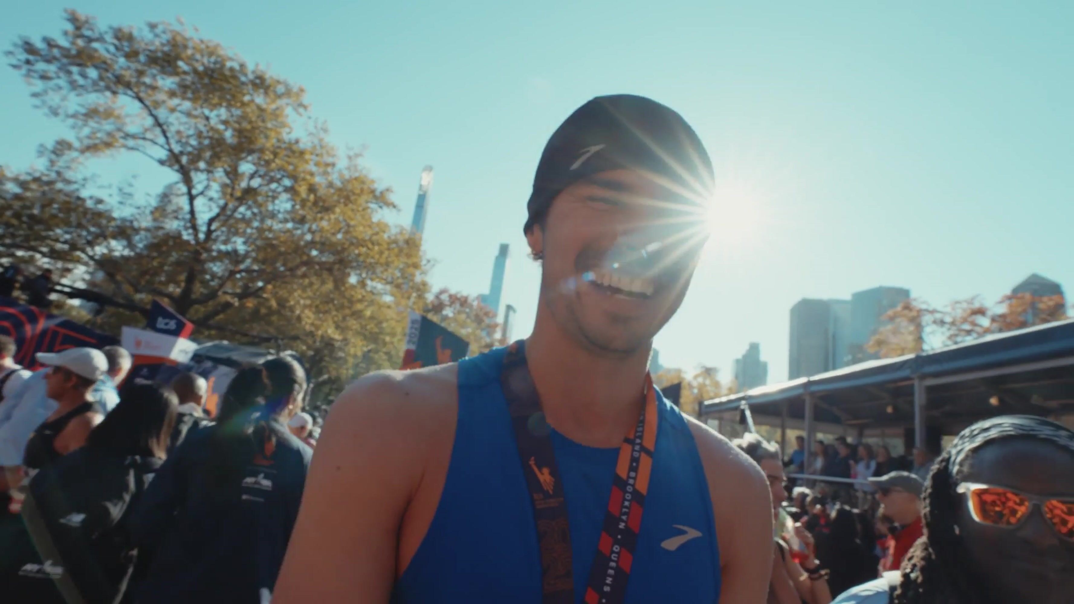 Nic Vans after the New York City Marathon